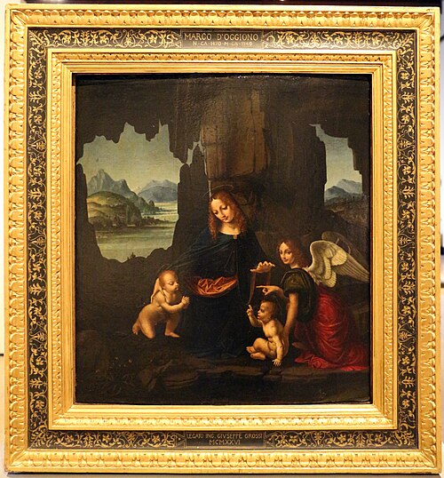 virgin of the rocks, 1510, Marco d'Oggiono