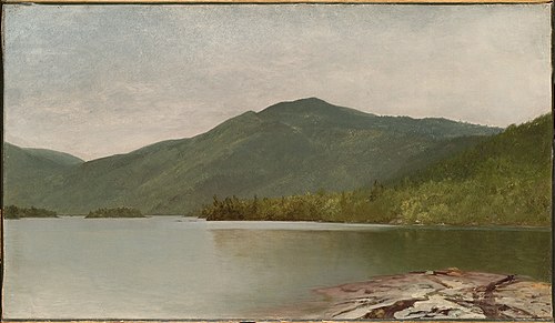 Mountain and Lake (Lake George), 1860, John Frederick Kensett