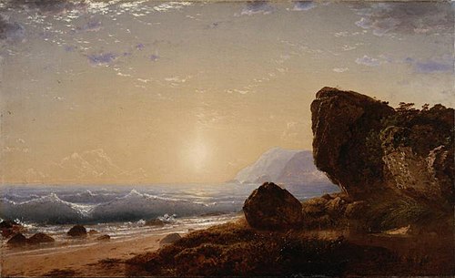 Sunset on the Coast (Seashore), 1861, John Frederick Kensett