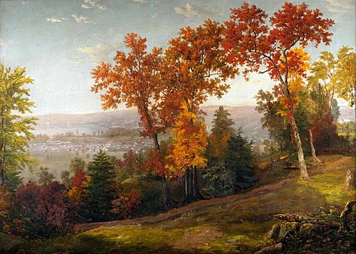 Autumn on the Hudson River, 1854, John Frederick Kensett