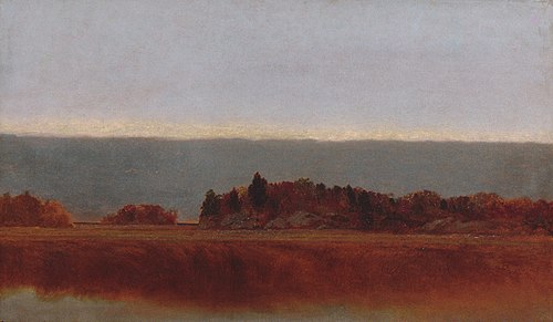 Salt Meadow in October, 1872, John Frederick Kensett