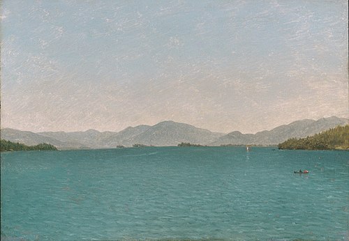 Lake George, Free Study, 1872, John Frederick Kensett