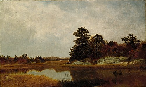 October in the Marshes, 1872, John Frederick Kensett