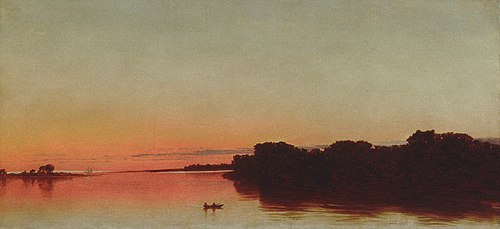 Twilight on the Sound, Darien, Connecticut, 1872, John Frederick Kensett