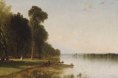 Summer Day on Conesus Lake, 1870, John Frederick Kensett