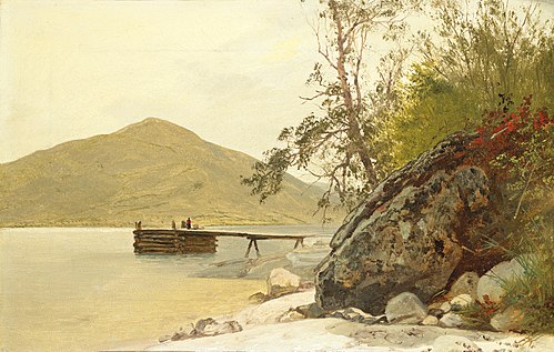Landing at Sabbath Day Point, 1853, John Frederick Kensett