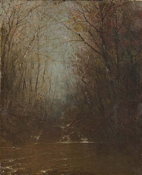 Forest Interior with Stream, 1865, John Frederick Kensett