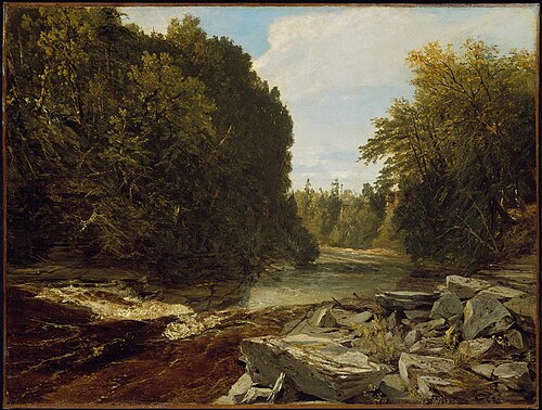 Trenton Falls, New York, , John Frederick Kensett