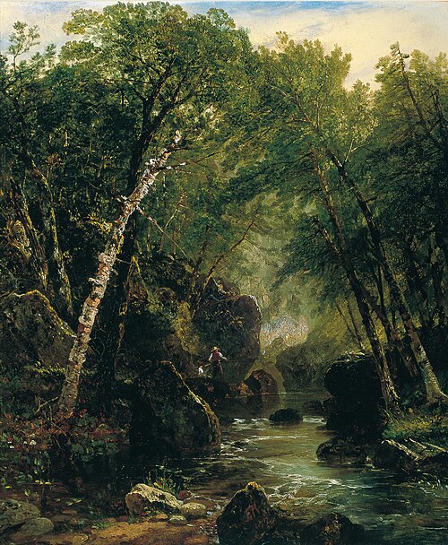 Trout Fisherman, 1852, John Frederick Kensett