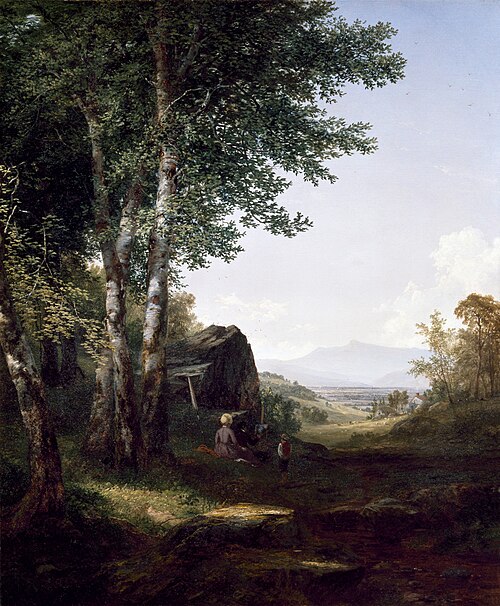 Distant View of the Mansfield Mountain, Vermont, 1849, John Frederick Kensett