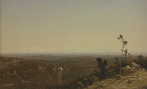 Landscape, Genesee River, 1857, John Frederick Kensett