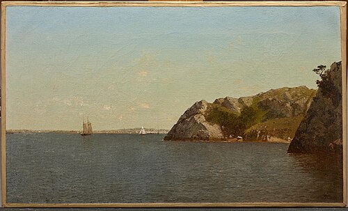 Newport, Rhode Island (Beacon Rock), 1872, John Frederick Kensett