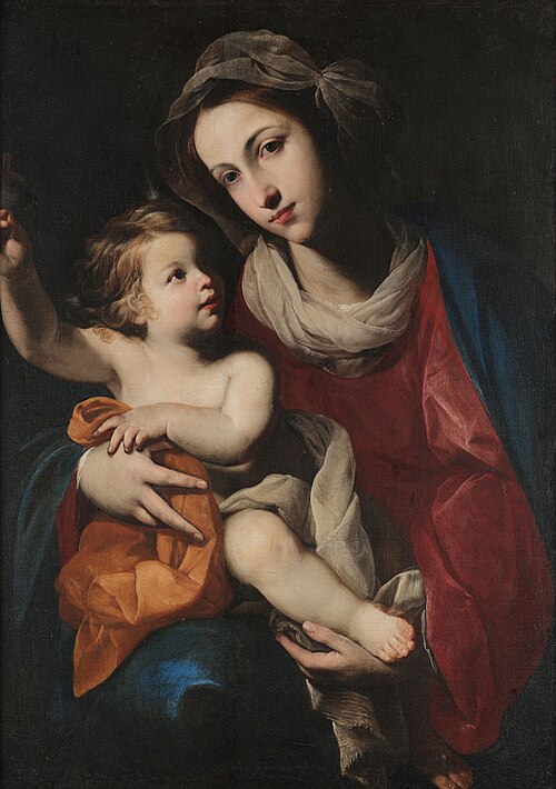 Virgin and child, 1645, Massimo Stanzione