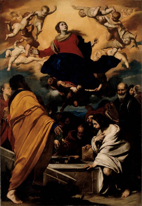 Assumption of the Virgin, 1635, Massimo Stanzione