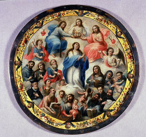 Immaculate Conception and Saints, 1750, Manuel Serna