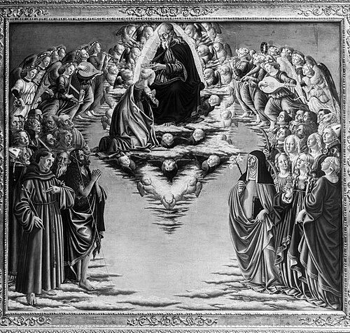 Incoronation of Mary, 1460, Francesco Botticini