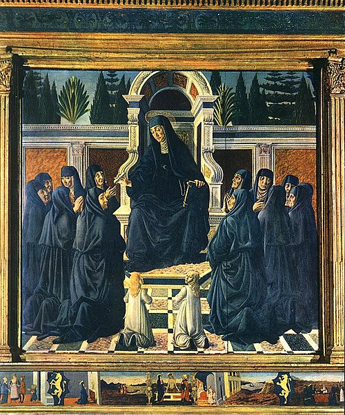 Saint Monica Enthroned, 1478, Francesco Botticini