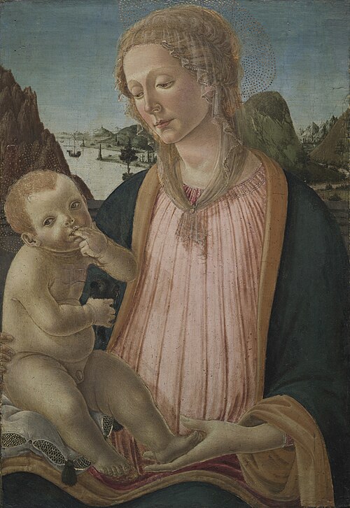 Vierge à l'Enfant, 1475, Francesco Botticini