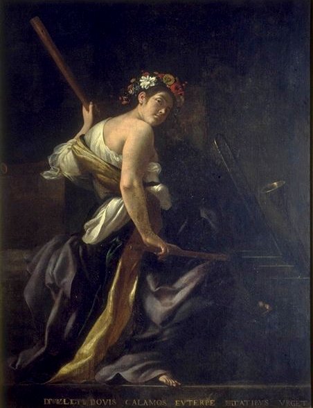 Euterpe, muse de la Musique, 1620, Giovanni Baglione