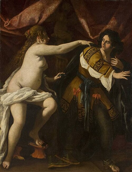 Joseph et la femme de Potiphar, 1607, Giovanni Baglione