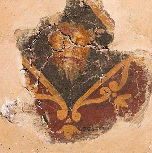 Decorative Pattern (fragment of a wall decoration), , Giovanni da Udine