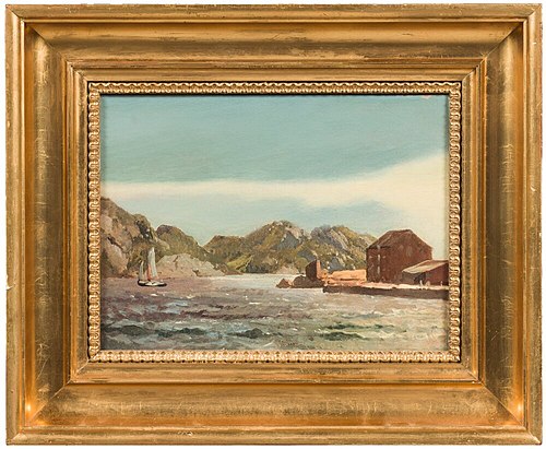 A View from a Swedish Coast, 1873, Carl Frederik Sørensen