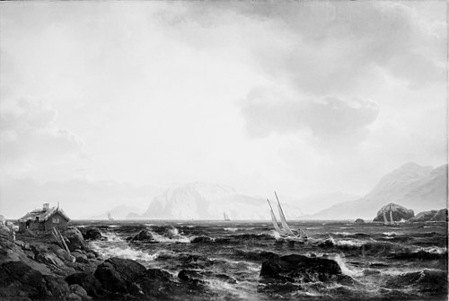 The Skerries off the West Coast of Sweden near Marstrand, 1861, Carl Frederik Sørensen