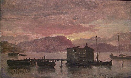 Kyststudie, 1877, Carl Frederik Sørensen
