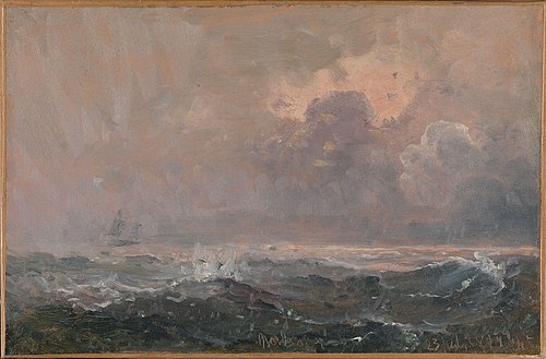 Marinestudie, 1874, Carl Frederik Sørensen