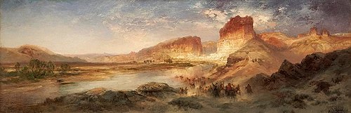Green River, Wyoming, 1878, Thomas Moran