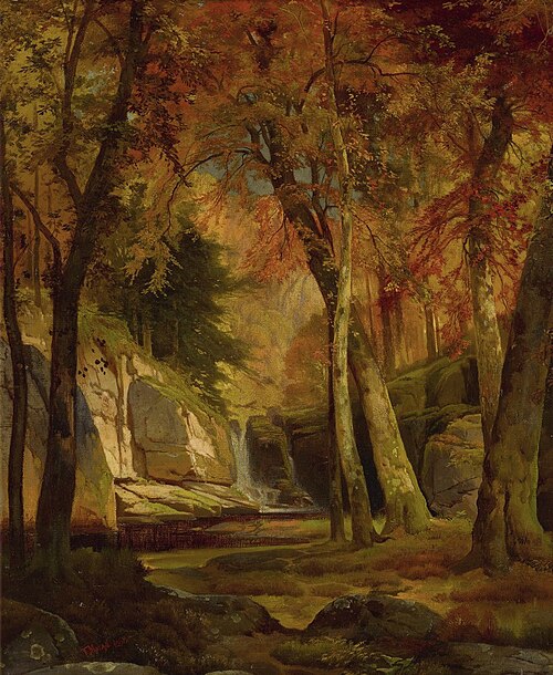 Autumn Wood Scene, , Thomas Moran