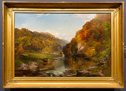 Autumn Afternoon, the Wissahickon, 1886, Thomas Moran