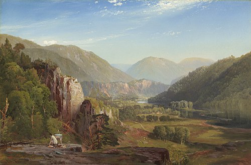 The Juniata, Evening, 1864, Thomas Moran