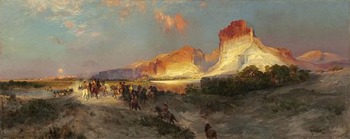 Green River Cliffs, Wyoming, 1881, Thomas Moran
