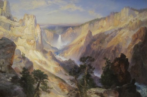 Grand Canyon of the Yellowstone, Wyoming, 1906, Thomas Moran