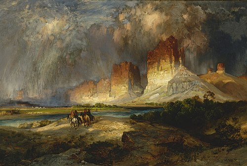 Cliffs of the Upper Colorado River, Wyoming Territory, 1882, Thomas Moran