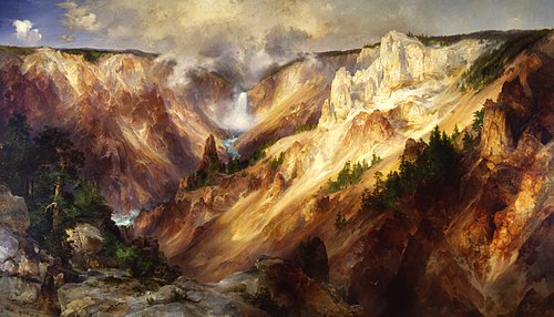 The Grand Canyon of the Yellowstone, 1893, Thomas Moran