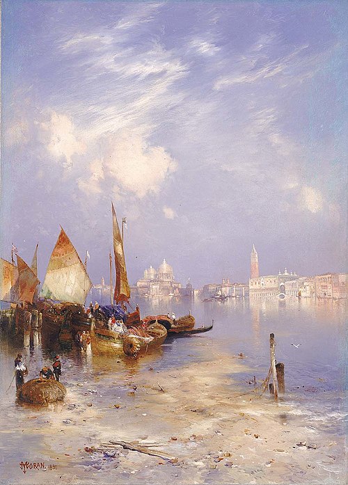 A View of Venice, 1891, Thomas Moran