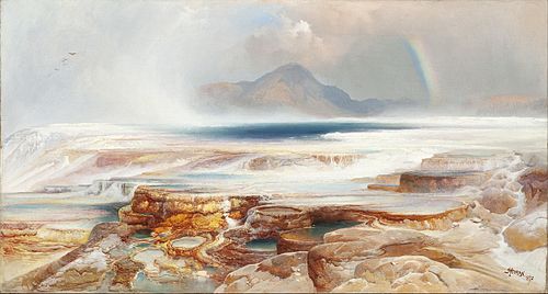 Hot Springs of the Yellowstone, 1872, Thomas Moran