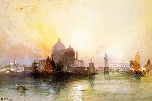 A View of Venice, 1895, Thomas Moran