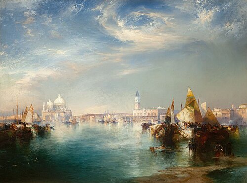 A View of Venice, Italy, , Thomas Moran