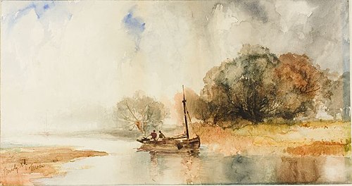 Beverly, N.J., 1880, Thomas Moran