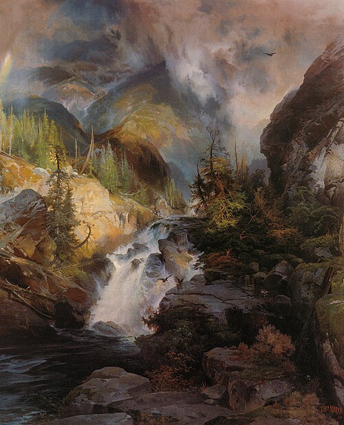 Children of the Mountain, 1867, Thomas Moran