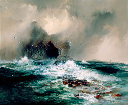 Fingal’s Cave, Island of Staffa, Scotland, 1884, Thomas Moran