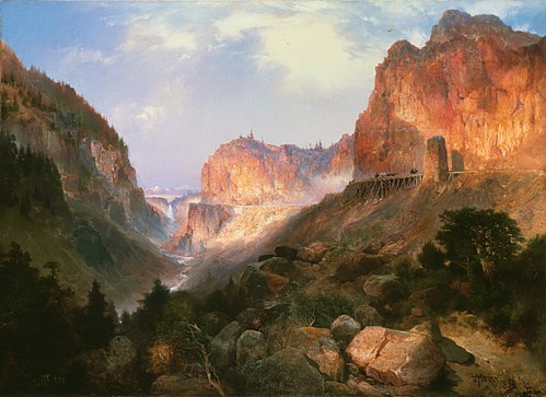 Golden Gate, Yellowstone National Park, 1893, Thomas Moran