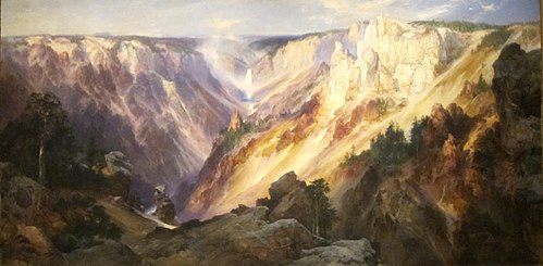 Grand Canyon of the Yellowstone, 1904, Thomas Moran