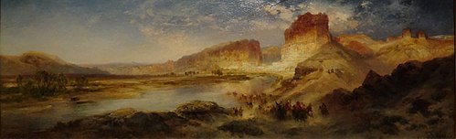 Green River, Wyoming, 1878, Thomas Moran