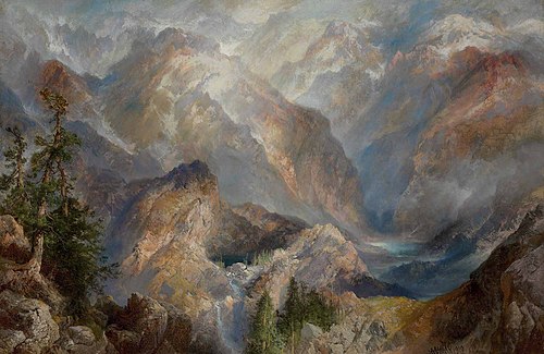 Morning in the Sierras, Nevada, 1910, Thomas Moran