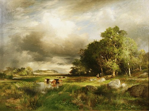Near Southampton, 1891, Thomas Moran