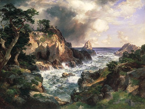 Point Lobos, Monterey, California, 1912, Thomas Moran